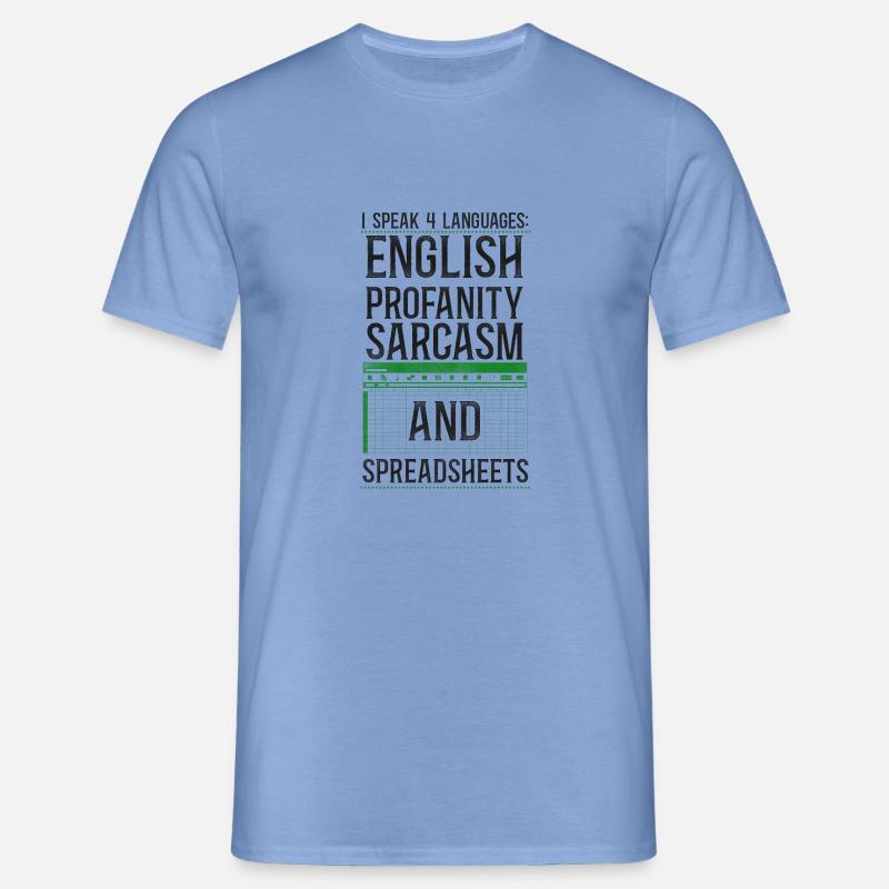 Comptable Comptable Comptable Comptabilité - T-shirt Homme - carolina blue