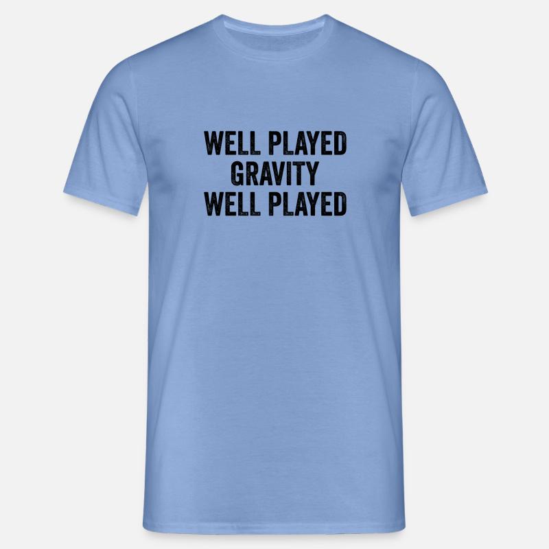 Broken arm - Men's T-Shirt - carolina blue