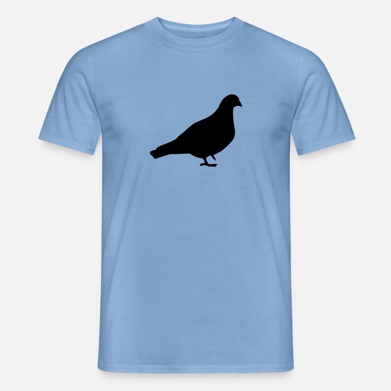 Taubenvogel - Männer T-Shirt - Carolina Blue