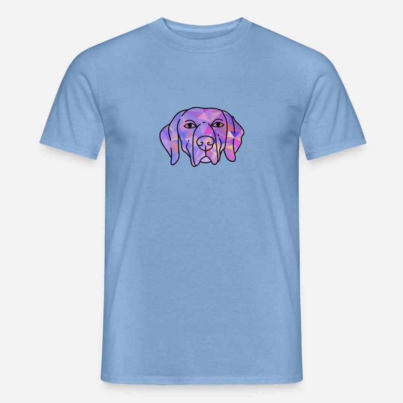 Weimaraner - Männer T-Shirt - Carolina Blue