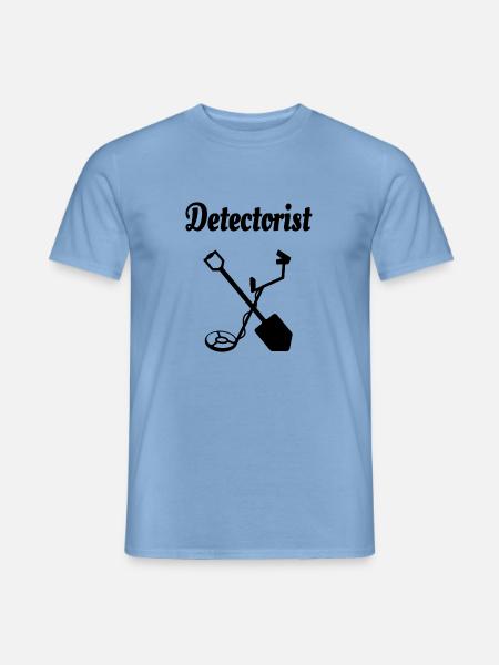 Metalldetektor - Männer T-Shirt - Carolina Blue