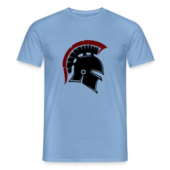 Spartans - Men's T-Shirt - carolina blue - Front - AI Model Male 178 light (178cm)