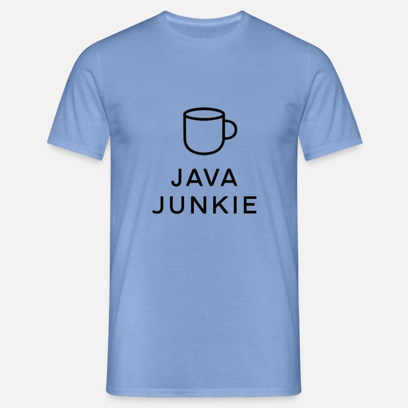 JAVA-JUNKIE - Männer T-Shirt - Carolina Blue