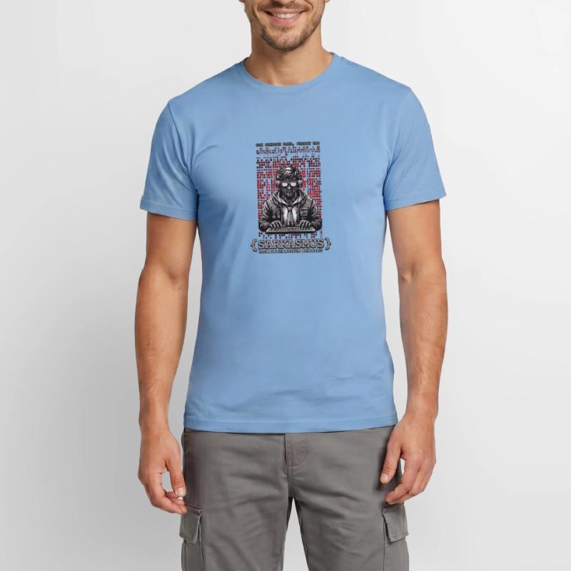 Ich spreche HTML Python und Sarkasmus Männer T-Shirt
