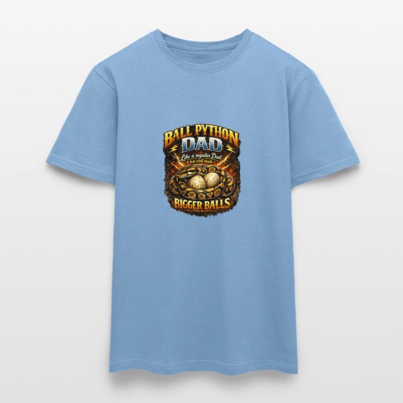 Ball Python Dad Größere Eier Königspython Besitzer Männer T-Shirt