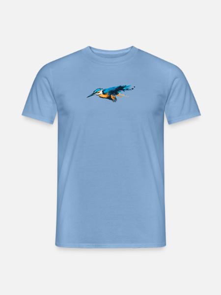 Eisvogel - Wächter der Flüsse - Männer T-Shirt - Carolina Blue