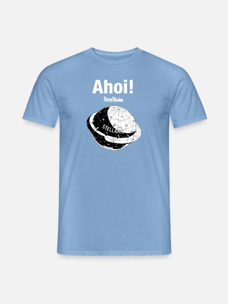 PERRY RHODAN Ahoi weiß STELLARIS - Männer T-Shirt - Carolina Blue