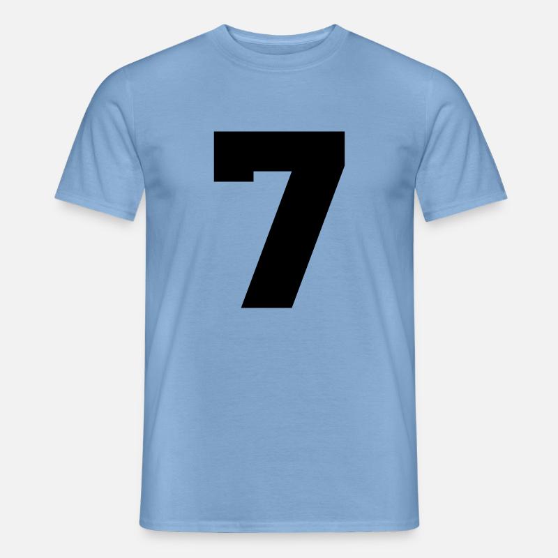 7 - Männer T-Shirt - Carolina Blue
