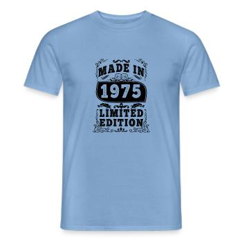 1975 Original 1975 Vintage Vintage rétro anniversa - T-shirt homme - carolina blue - Devant - AI Model Male 178 light (178cm)