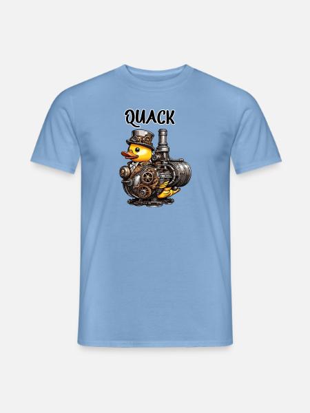 Gummiente / Badeente / Wasser / Badewanne - Männer T-Shirt - Carolina Blue