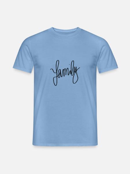 Family - Männer T-Shirt - Carolina Blue