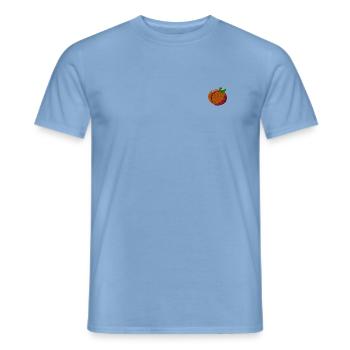 Brodé pêche - T-shirt homme - carolina blue - Devant - AI Model Male 178 light (178cm)