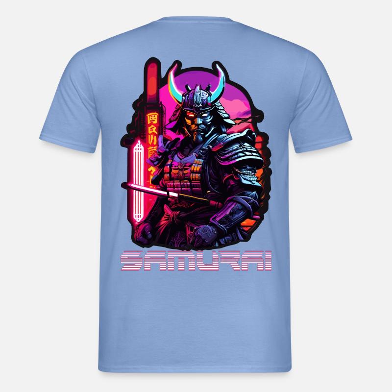Samurai - Männer T-Shirt - Carolina Blue