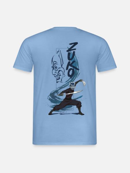 Avatar Prinz Zuko Mit Maske Und Schwertern - Männer T-Shirt - Carolina Blue