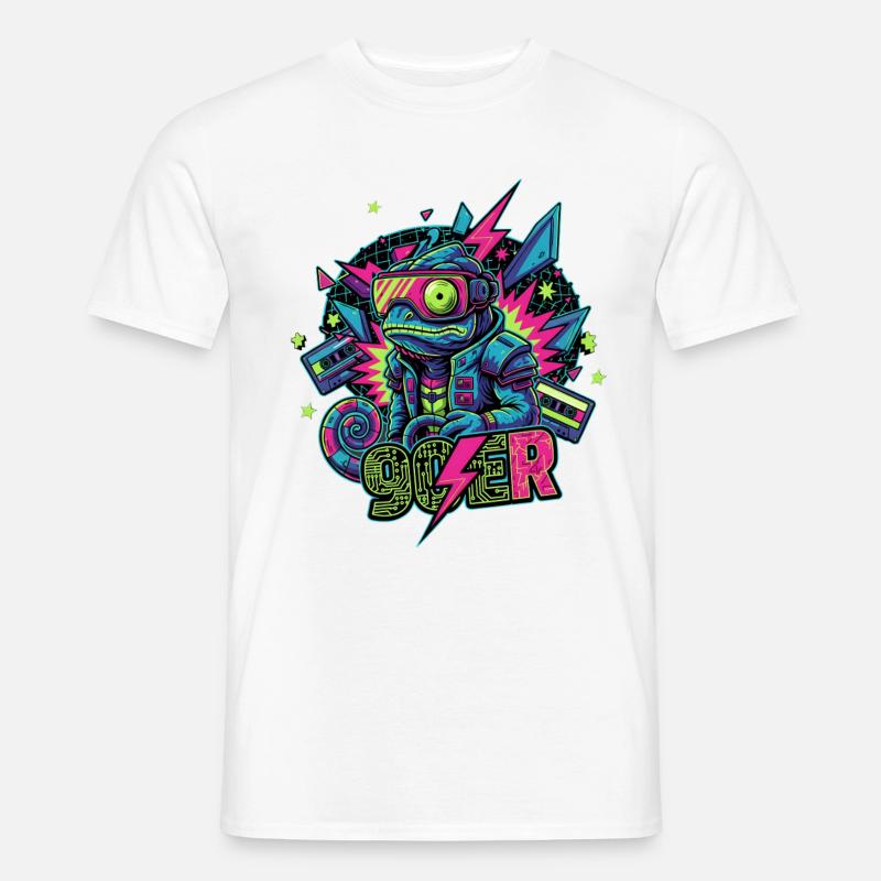 Neopunk Frog Men’s T-shirt