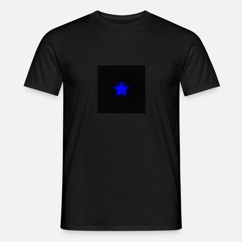 blauer stern Männer T-Shirt