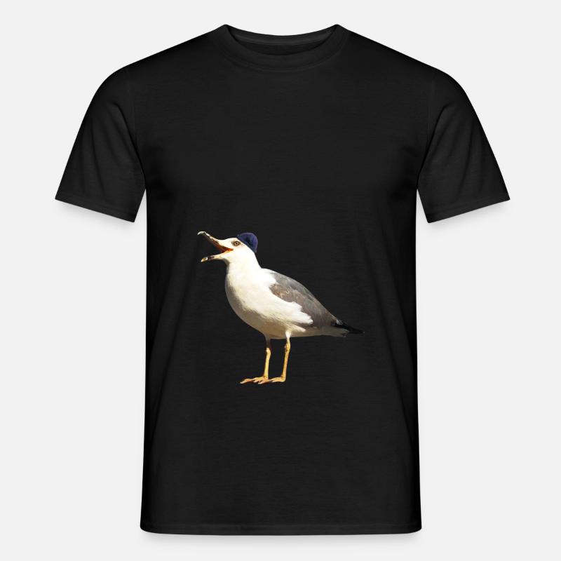 Seagull med hætte Mænd T-shirt