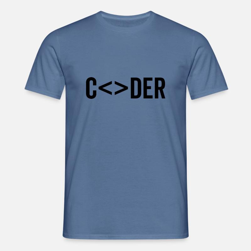 Coder - Men's T-Shirt - dove blue 