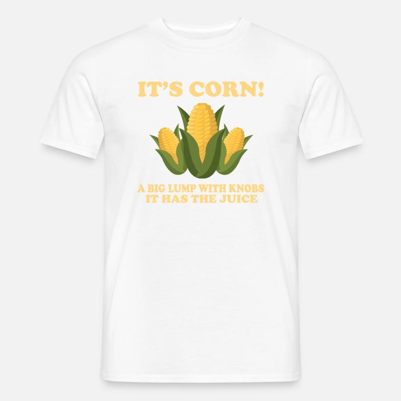 C’est du maïs, un gros morceau de boutons, c’est T-shirt homme