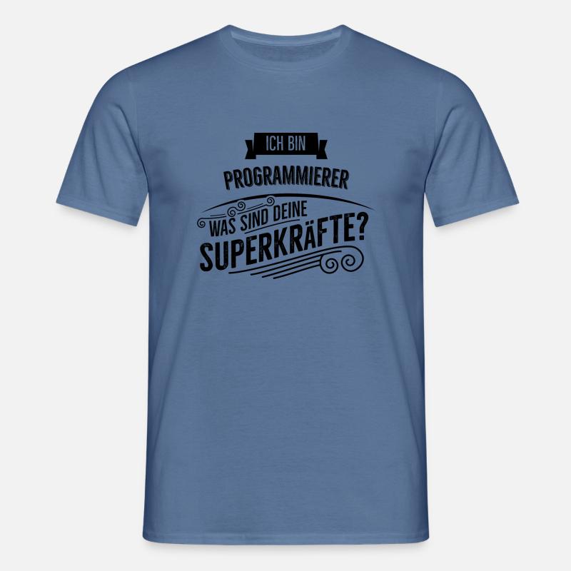 Programmierer - Männer T-Shirt - Taubenblau 