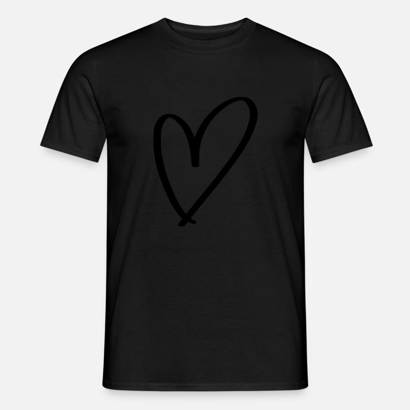 Cœur manuscrit T-shirt homme