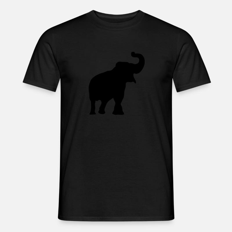 elephant silhouette shadow shadow3 Men’s T-shirt