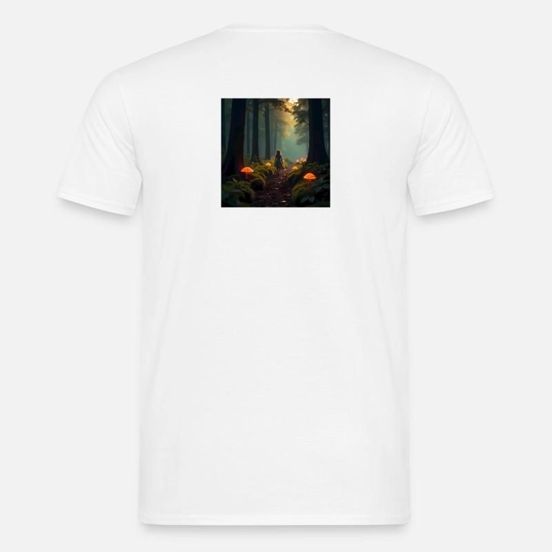 The Glowing Path – Into the Enchanted Forest Men’s T-shirt