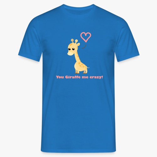 Giraffe Me Crazy - Herre-T-shirt