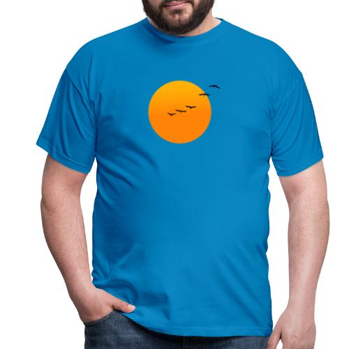 soleil oiseaux - T-shirt Homme