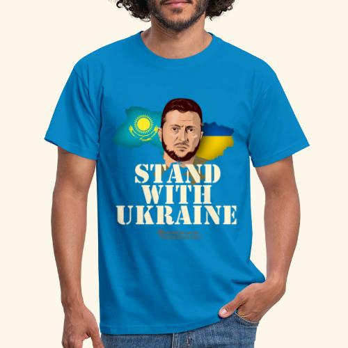 Ukraine Kasachstan - Männer T-Shirt