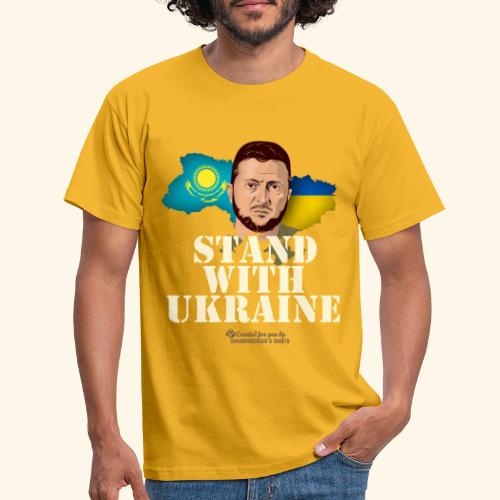 Ukraine Kasachstan - Männer T-Shirt