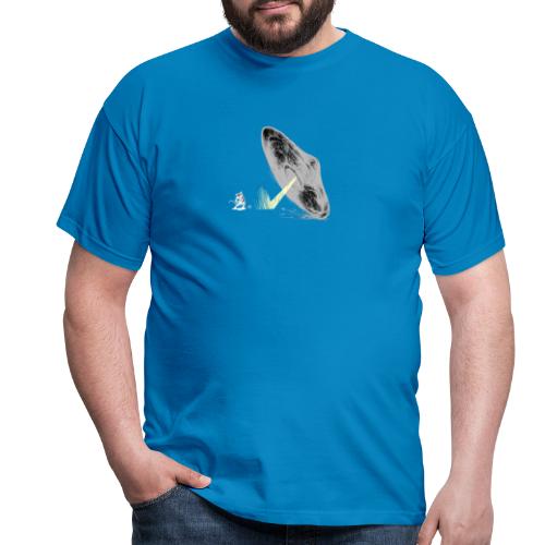 Mouse Punch Design UFO - Männer T-Shirt