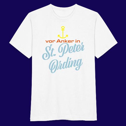 Vor Anker in St. Peter-Ording: maritimes Motiv - Männer T-Shirt