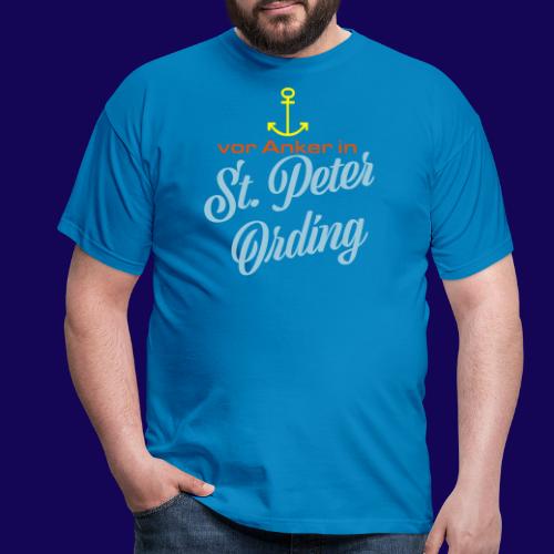 Vor Anker in St. Peter-Ording: maritimes Motiv - Männer T-Shirt