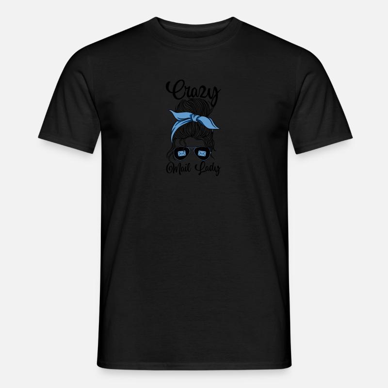 Postbote Postbotin Post Briefträger - Männer T-Shirt - undefined