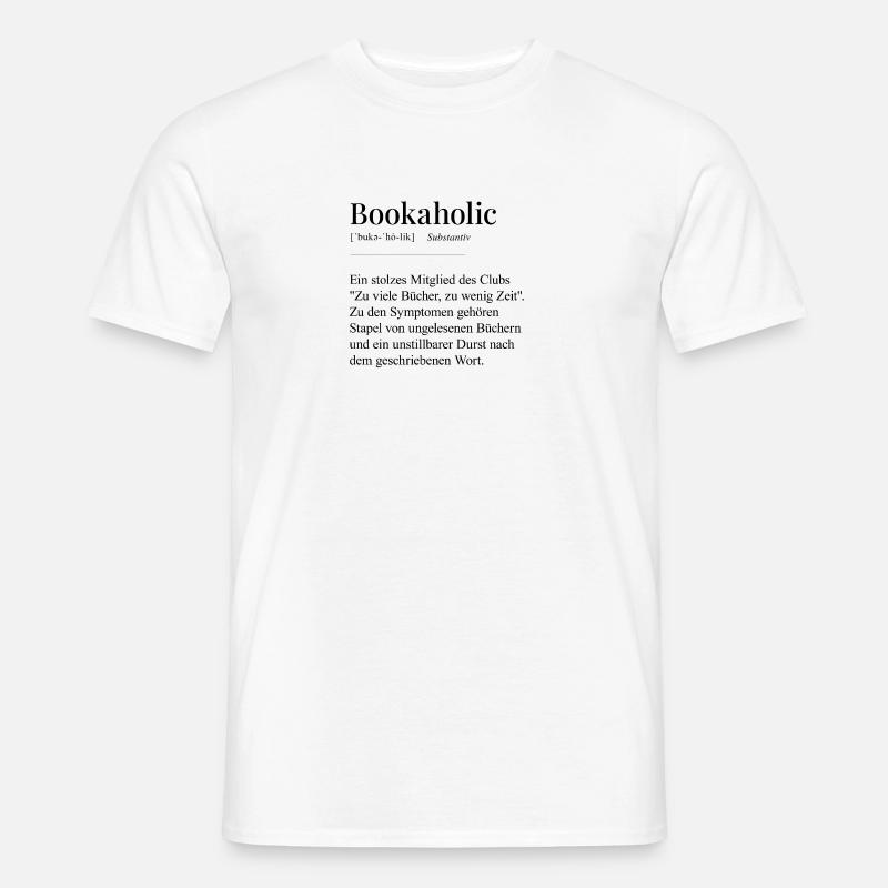 Bookaholic Männer T-Shirt