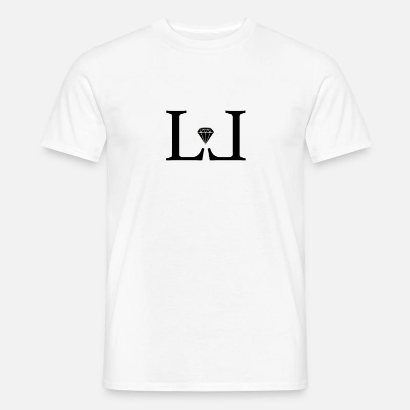 schwarzes Logo Männer T-Shirt