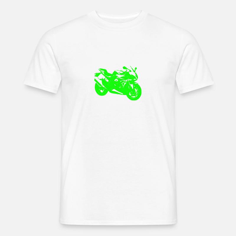 Machine de course de moto T-shirt homme