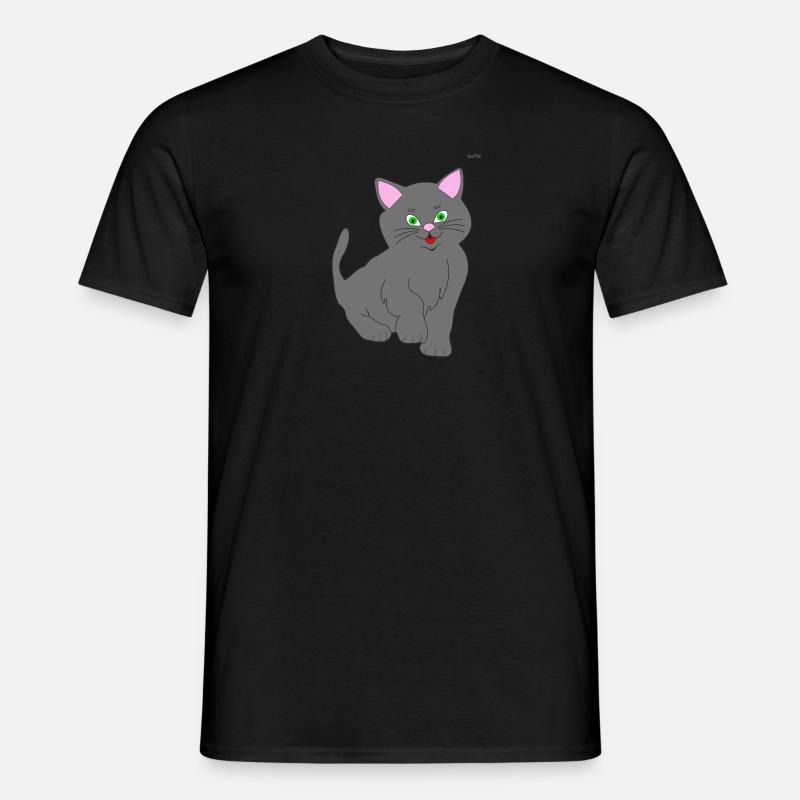 Gray kitten Men’s T-shirt