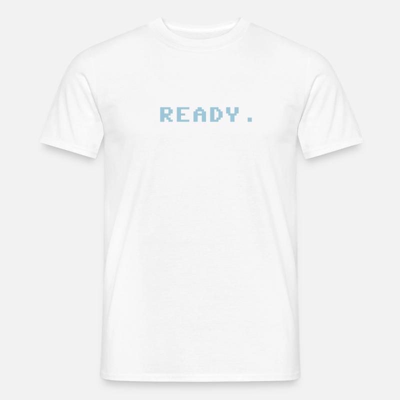 Ready. * Flat * C64 * C 64 * - Men’s T-shirt - 