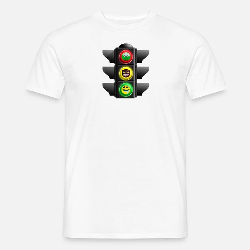 Los Stopp Schade Ampel Emojs Männer T-Shirt