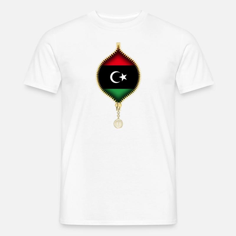 LIBYE | DRAPEAU | SYNTHÉTIQUES URBAINS T-shirt homme