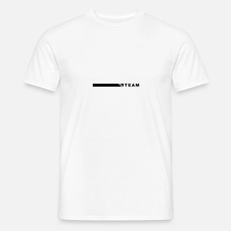 Équipe à droite avec bande blanche T-shirt homme