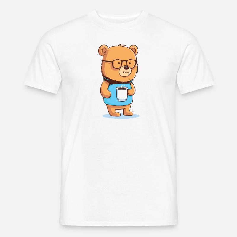 Bär Kaffeetasse Männer T-Shirt