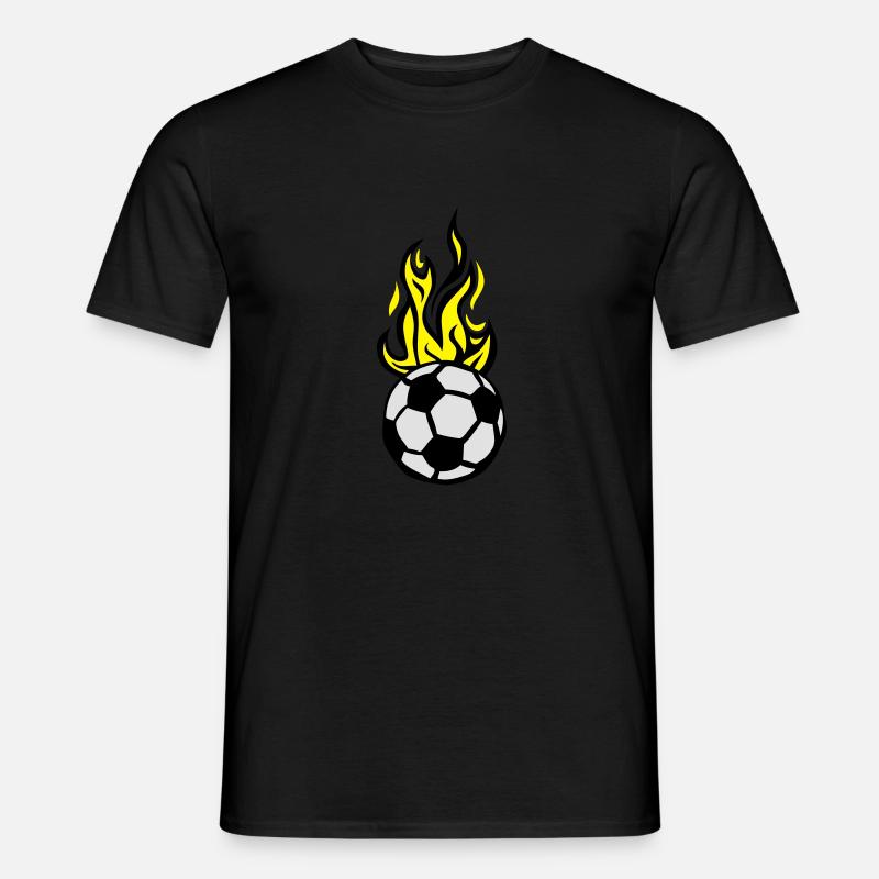 soccer flame fire flame Men’s T-shirt