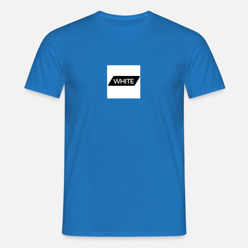 Withe - T-shirt Homme - bleu royal