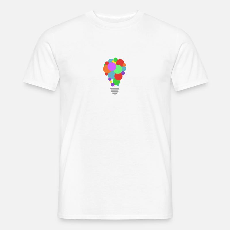 CREATIVITY lightbulb - Männer T-Shirt - undefined