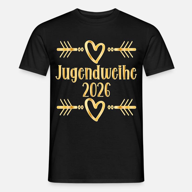 Herz Jugendweihe 2026 T-shirt homme