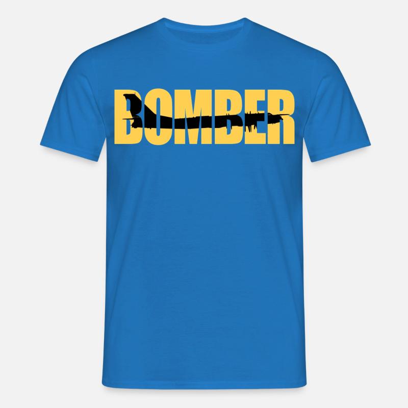 Bomber Tu-95 - Men's T-Shirt - royal blue