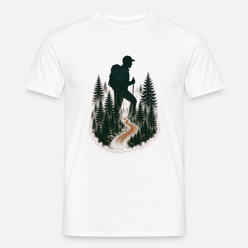 Cooler Wandermuster - Bergwanderungen Männer T-Shirt
